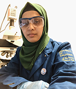 Physics graduate student Samia Liba